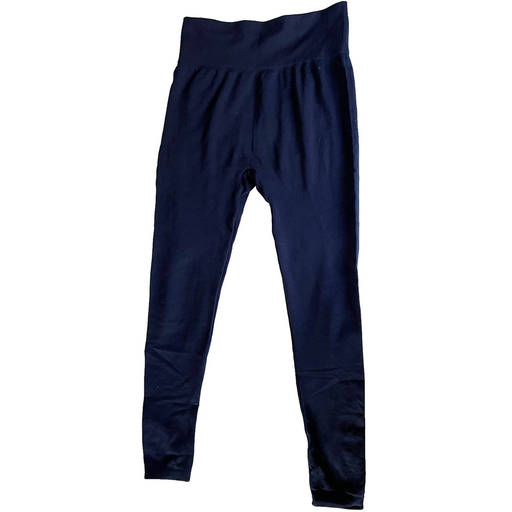 Lildy Leggings Womens L-2XL Seamless Fleece Lined High Waist Pants Yoga EUC